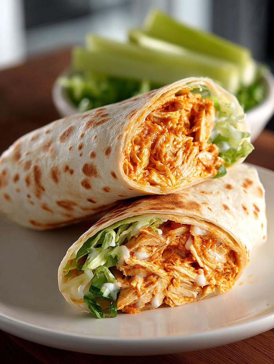Delicious Buffalo Chicken Wraps: A Quick Delight - Buffalo Chicken Wraps - additional detail