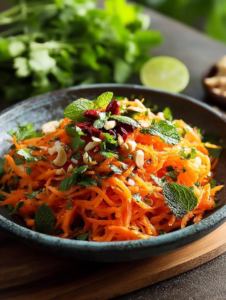 Burmese Grated Carrot Salad