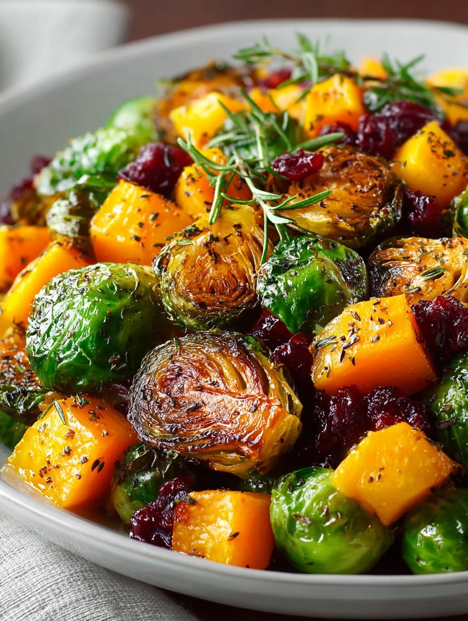 Butternut Squash Brussels Sprouts