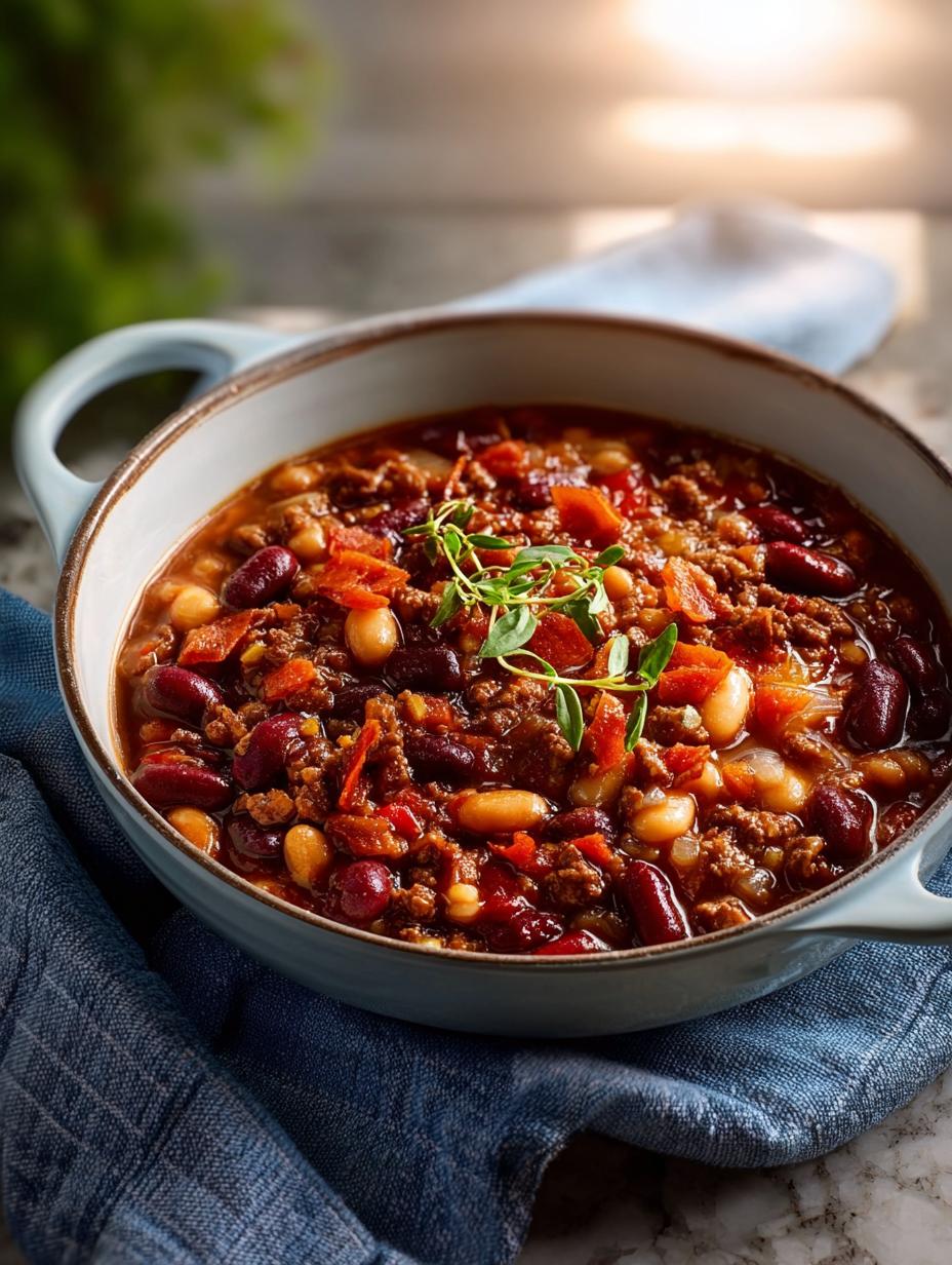 Calico Beans with Bacon