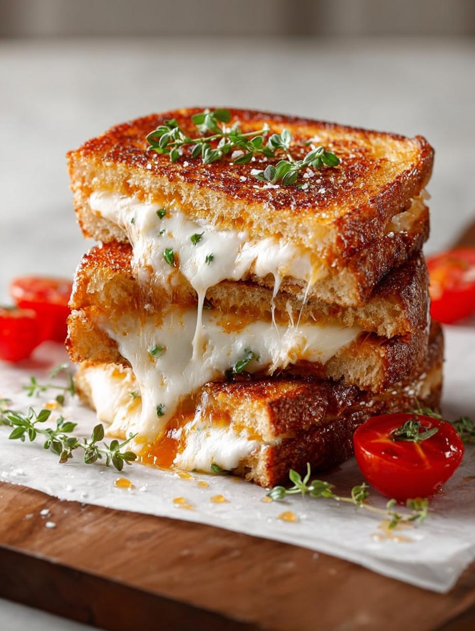 Cheese Garlic Grilled Cheese: 4 Cheesy Blissful Delights 6 Cheese Garlic Grilled Cheese: 4 Cheesy Blissful Delights - Cheese Garlic Grilled Cheese - additional detail