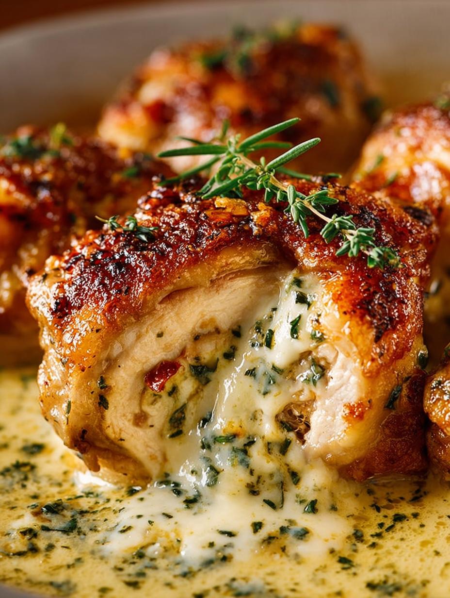 Cheese Stuffed Chicken Thighs: A Creamy Delight - Cheese Stuffed Chicken Thighs - main visual representation