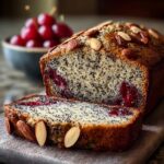 Cherry Almond Poppyseed Bread