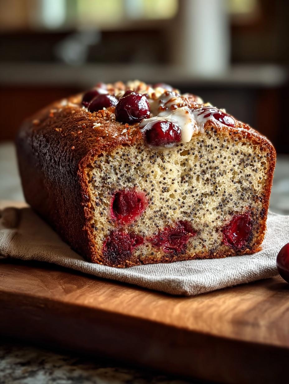 Cherry Almond Poppyseed Bread: 5 Irresistible Tips - Cherry Almond Poppyseed Bread - additional detail