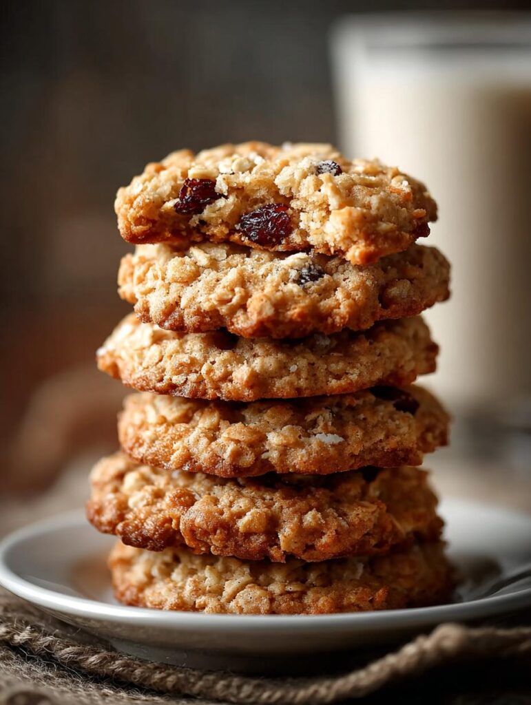 Chewy Oatmeal Cookies