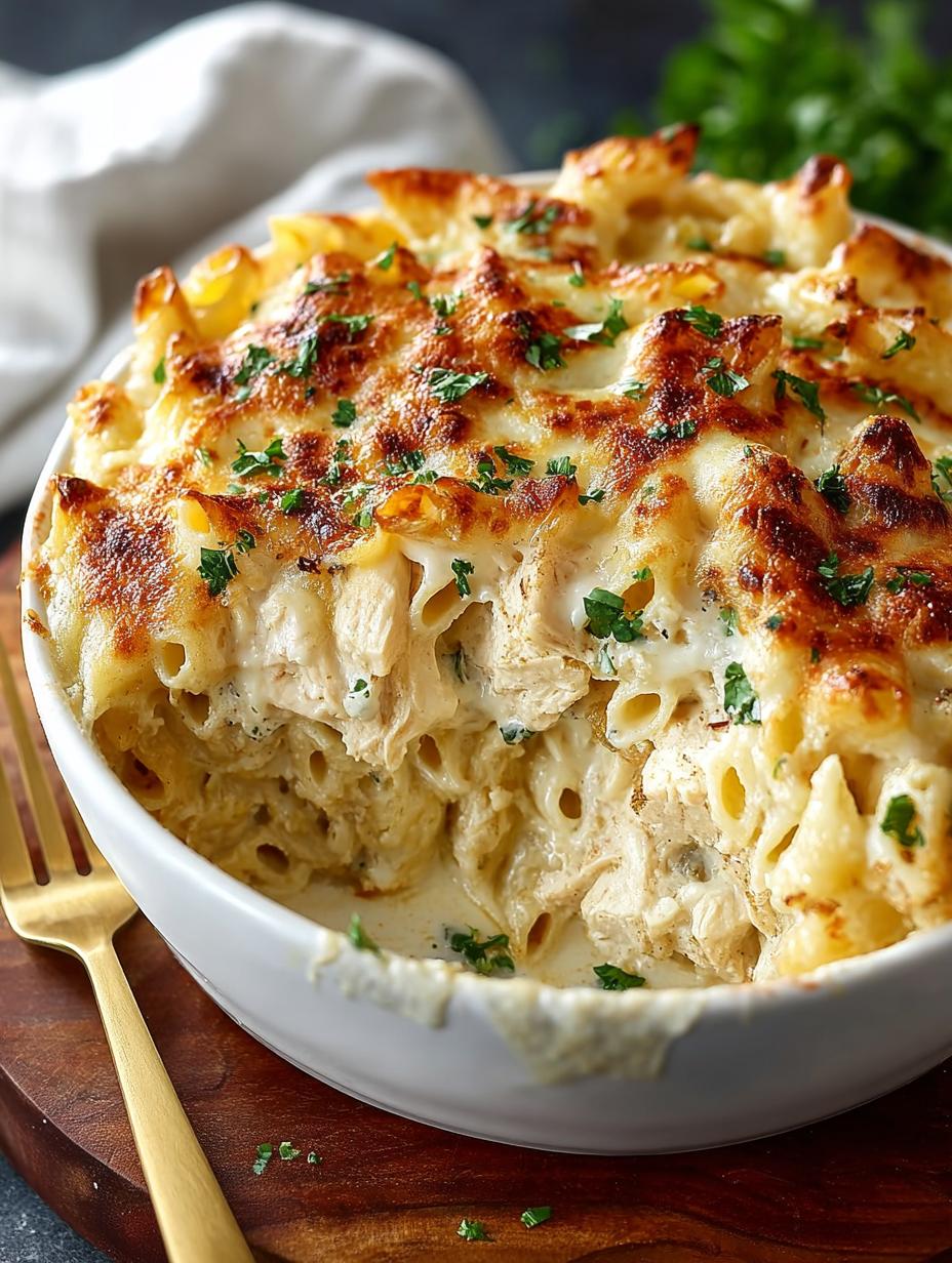 Chicken Alfredo Pasta Bake: 5 Comforting Steps to Deliciousness - Chicken Alfredo Pasta Bake - main visual representation