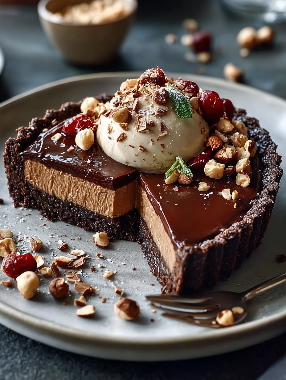 Decadent Chocolate Hazelnut Tart for Ultimate Indulgence - Chocolate Hazelnut Tart - additional detail