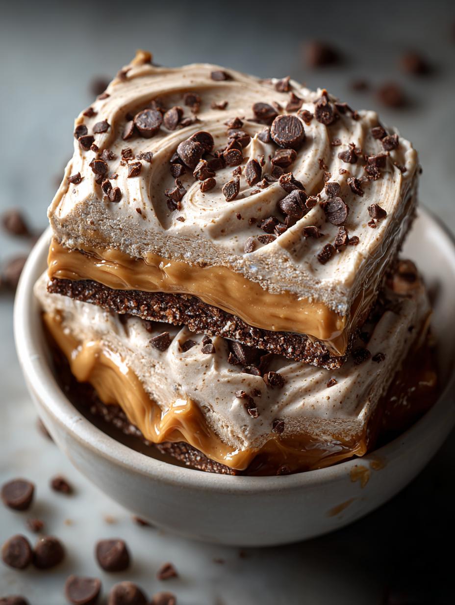 Ingredients for Chocolate Peanut Butter Protein Fluff displayed