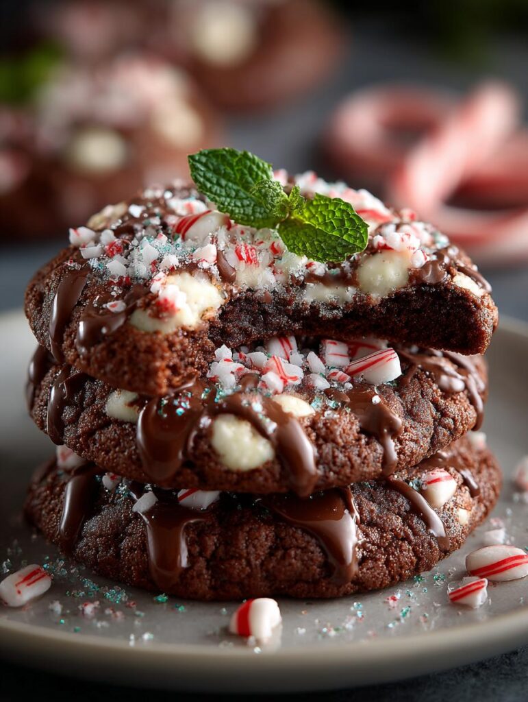Chocolate Peppermint Cookies