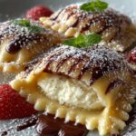 Chocolate Ravioli with Ricotta