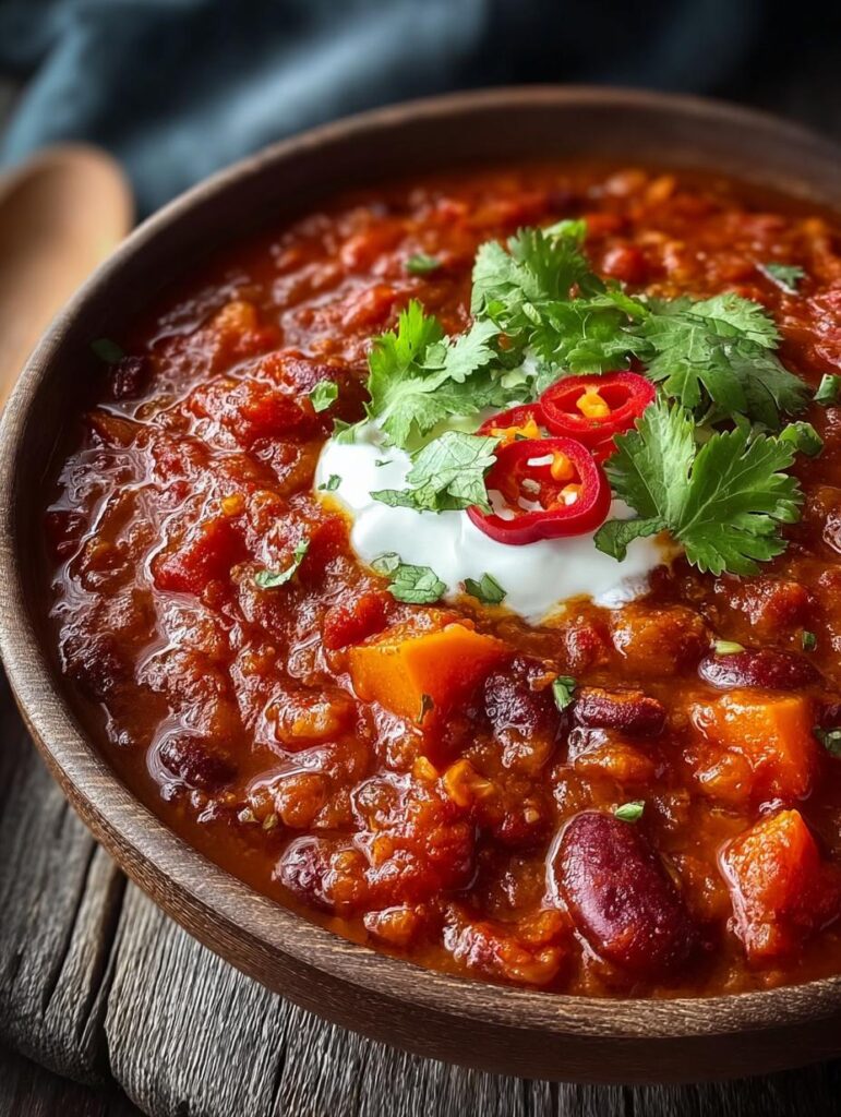 Comforting Pumpkin Chili Cozy