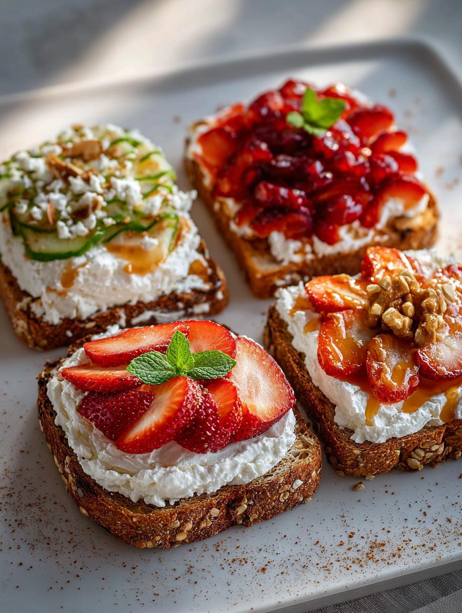 Delicious Cottage Cheese Toast: 6 Quick Recipes - Cottage Cheese Toast - main visual representation