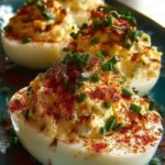 Crab Stuffed Deviled Eggs