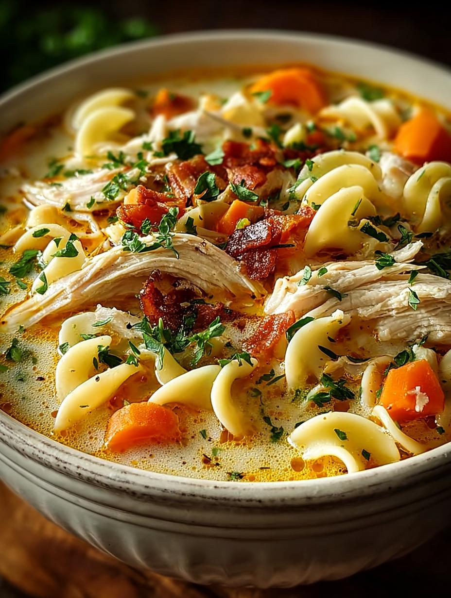 Crack Chicken Noodle Soup: 5 Steps to Comforting Goodness 5 Crack Chicken Noodle Soup: 5 Steps to Comforting Goodness - Crack Chicken Noodle Soup - main visual representation