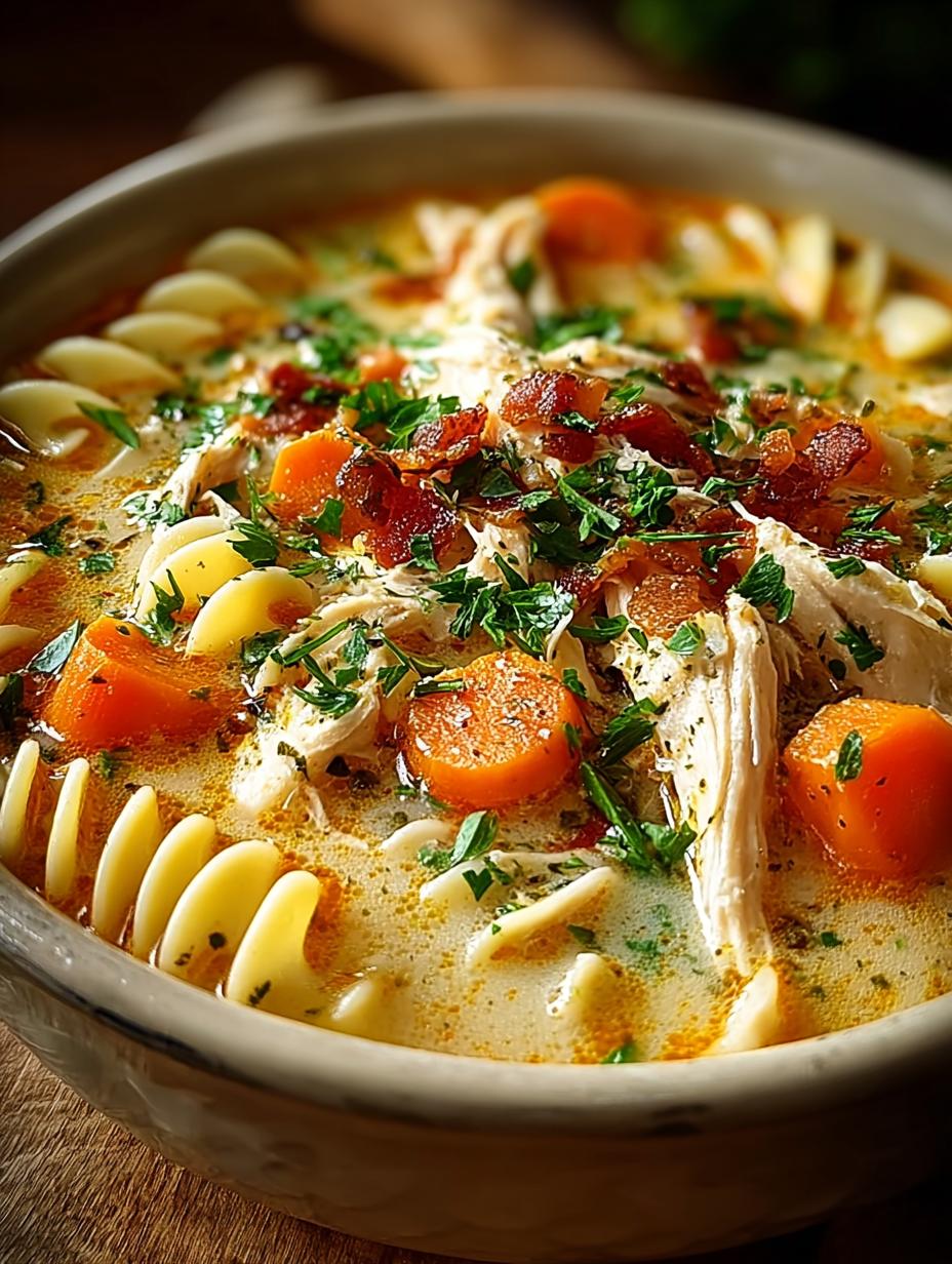 Crack Chicken Noodle Soup