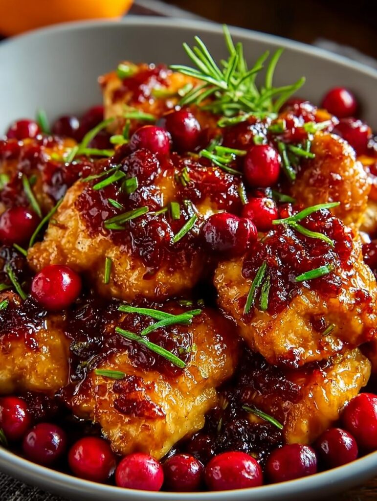 Cranberry Orange Chicken