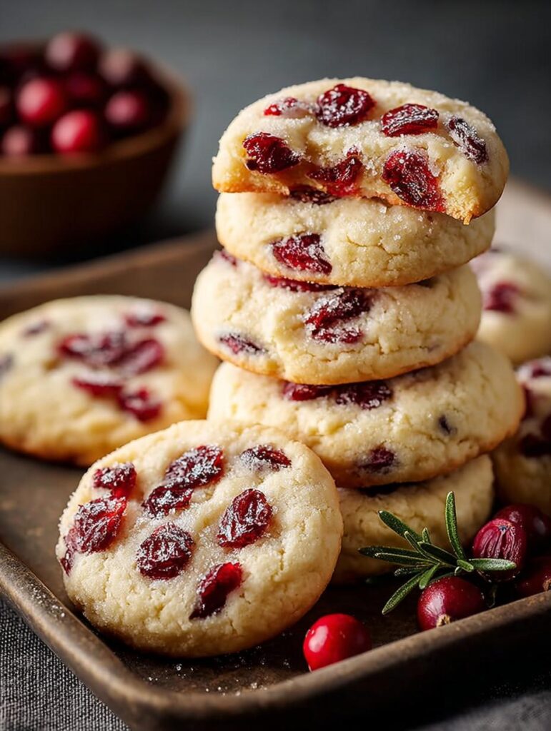 Cranberry Orange Cookies Holiday