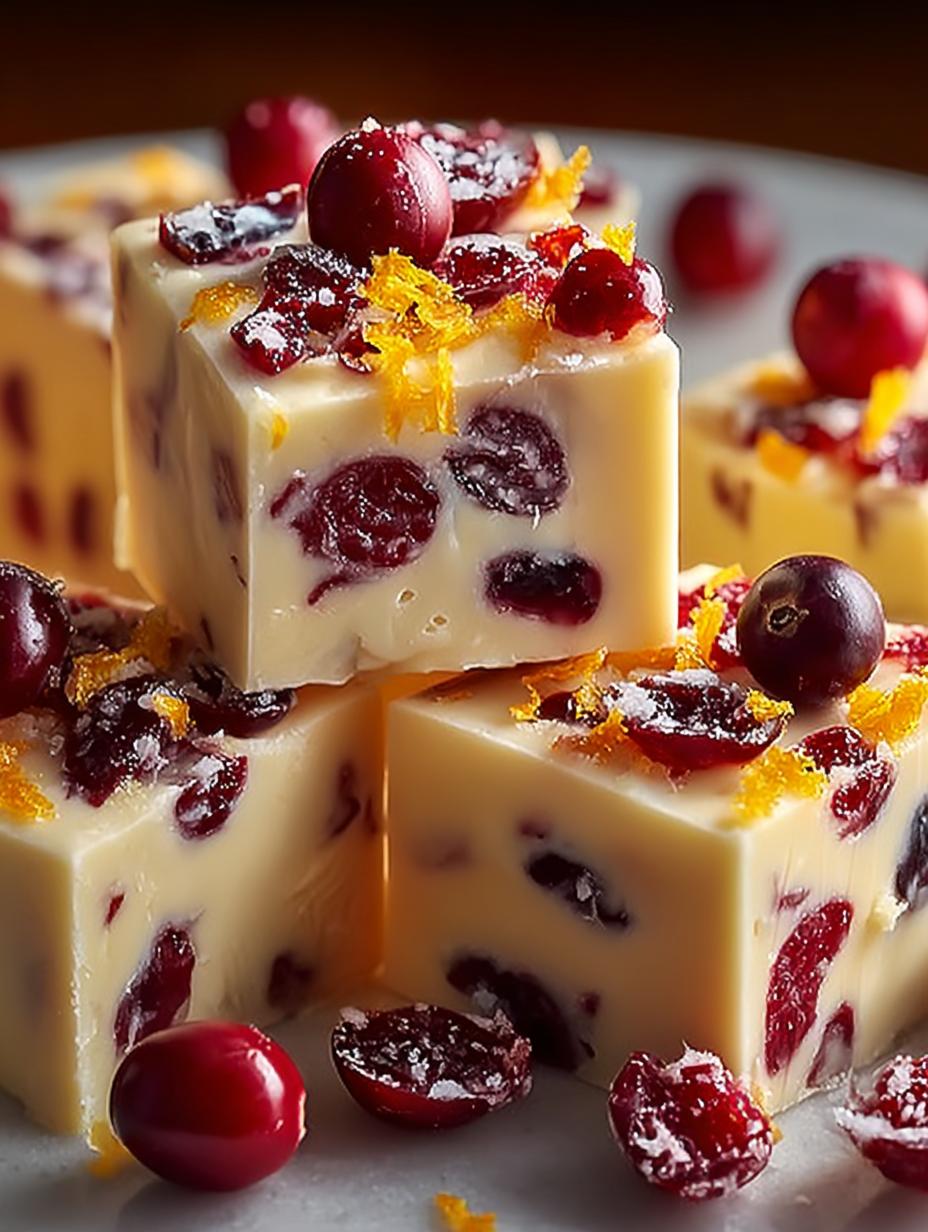 Easy Cranberry Orange Fudge: 7 Reasons to Love It - Cranberry Orange Fudge - main visual representation