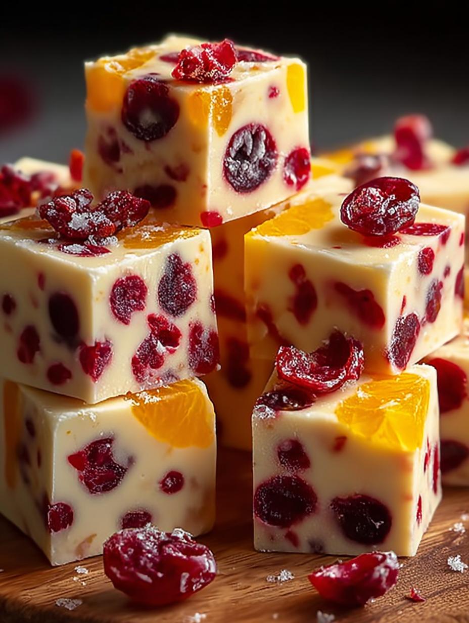 Cranberry Orange Fudge