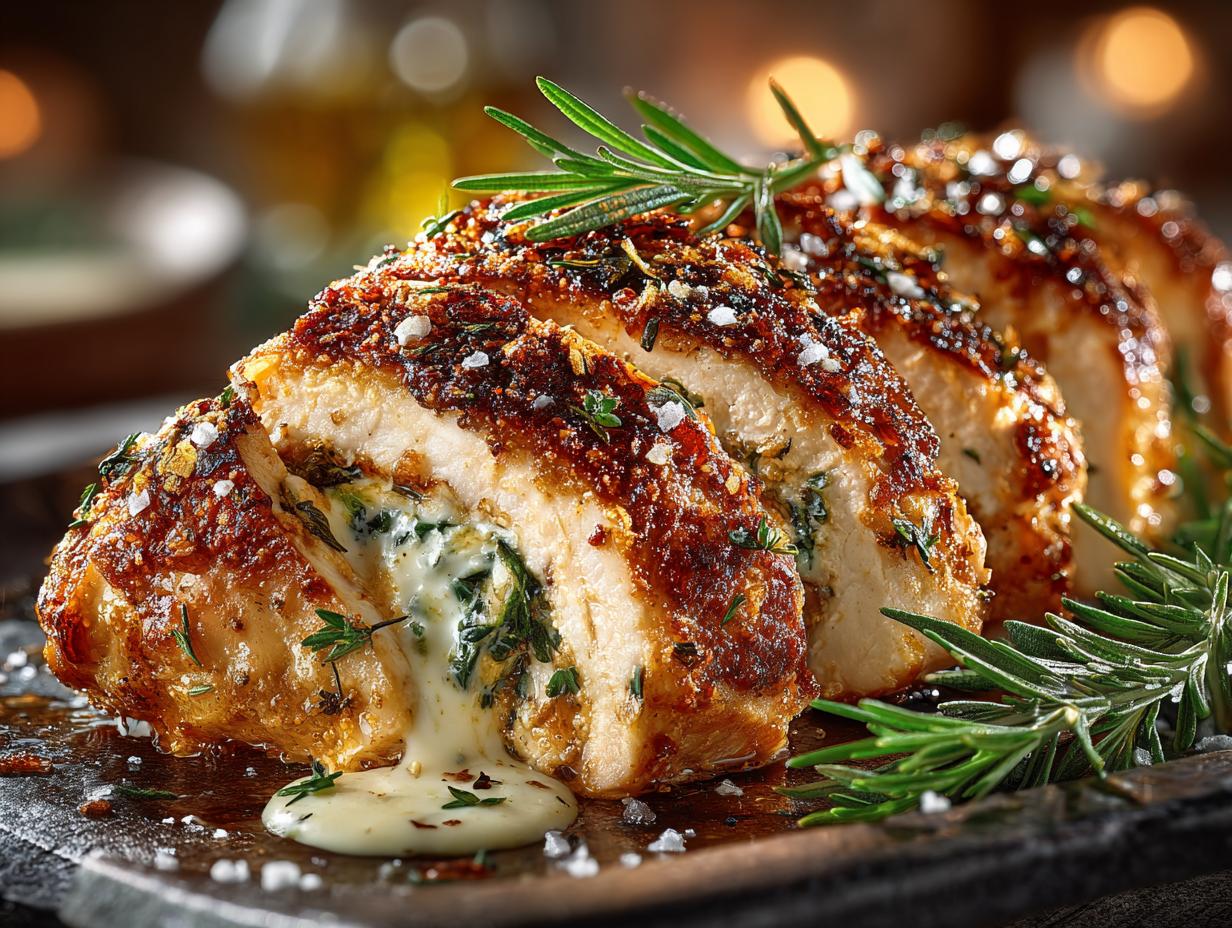 Creamy Air Fryer Stuffed Chicken: Deliciously Healthy Dinner - Creamy Air Fryer Stuffed - main visual representation