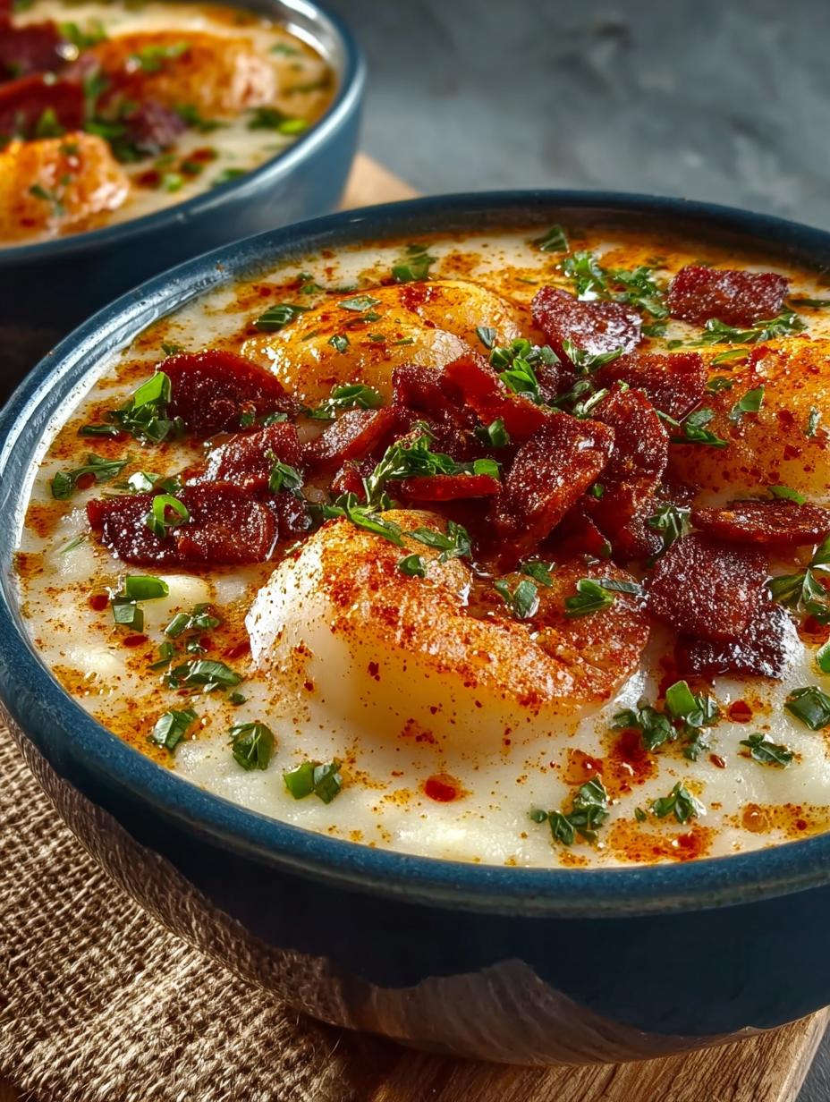 Creamy Cajun Potato Soup: 5 Steps to Comforting Flavor - Creamy Cajun Potato Soup - additional detail