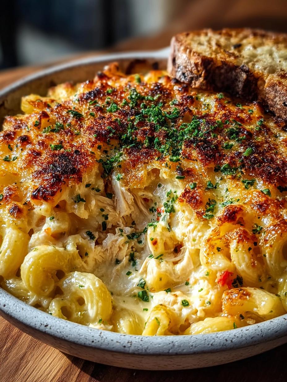 Creamy Chicken Macaroni Cheese