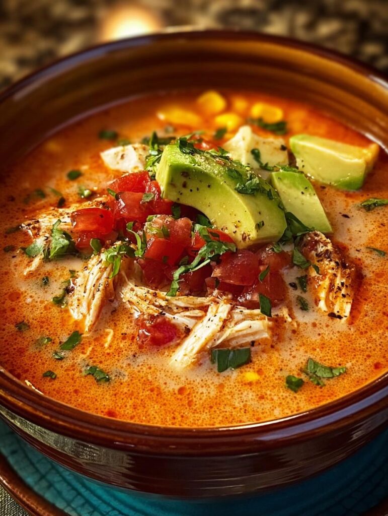 Creamy Chicken Tortilla Soup