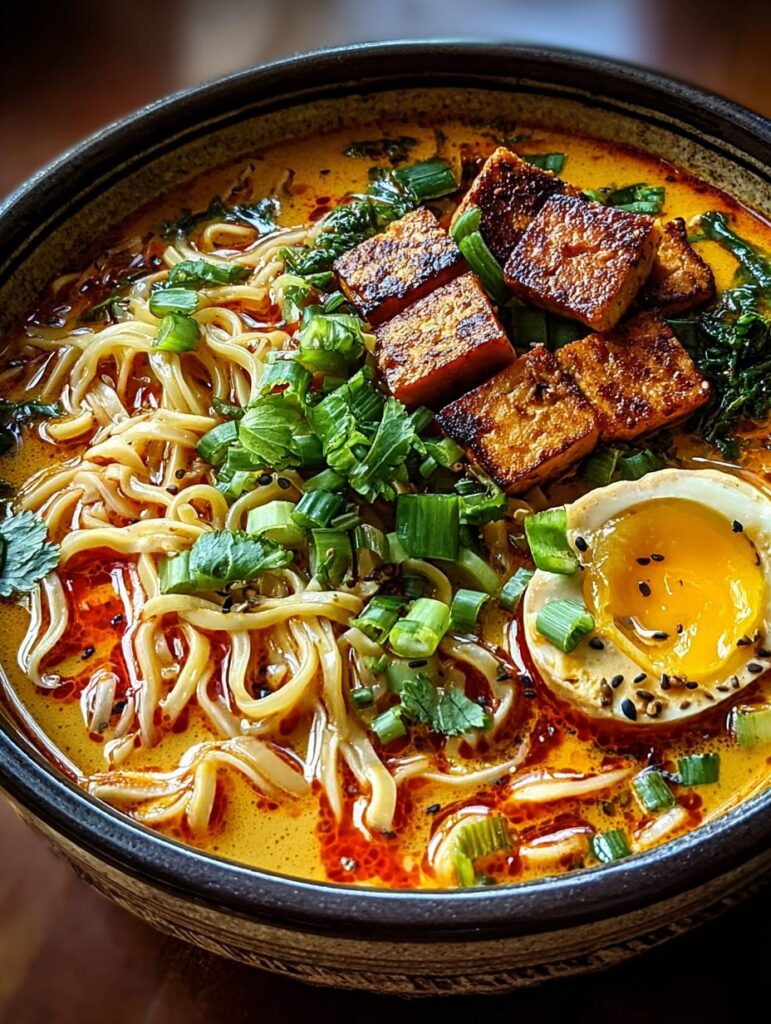 Creamy Coconut Curry Ramen