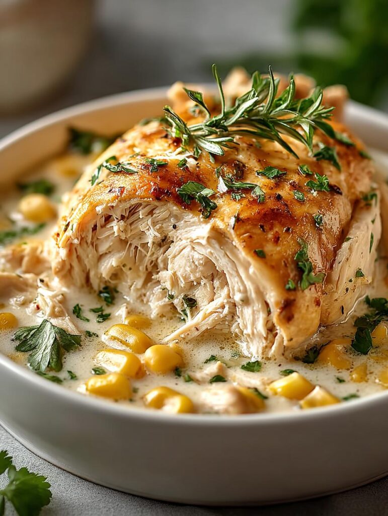 Creamy Crockpot White Chicken