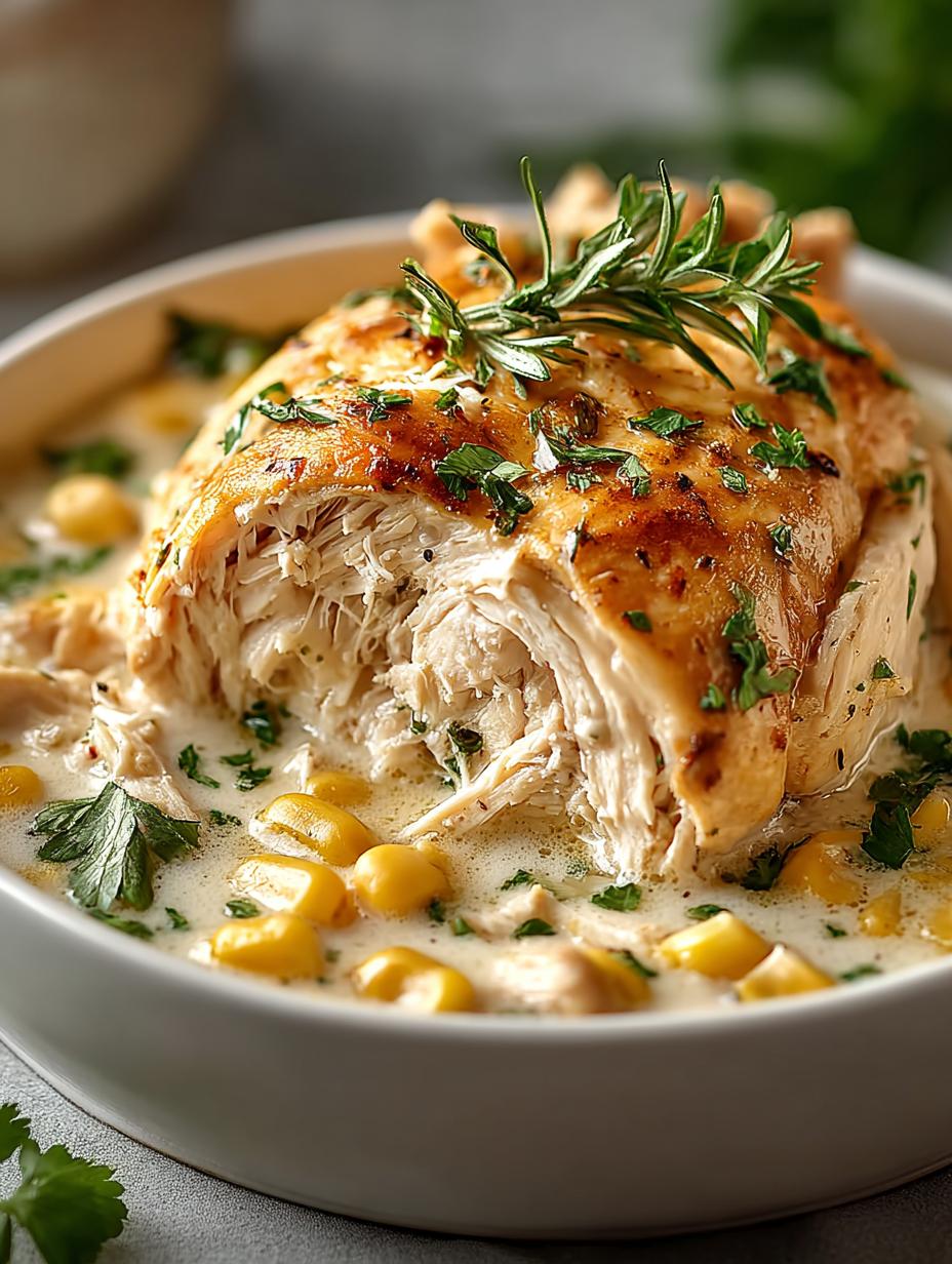 Creamy Crockpot White Chicken