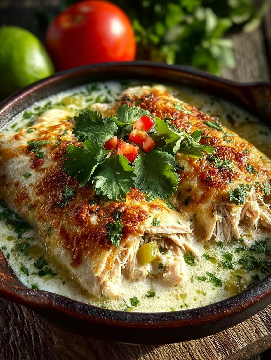 Creamy Green Enchilada Chicken: 6 Easy Steps to Comfort - Creamy Green Enchilada Chicken - main visual representation