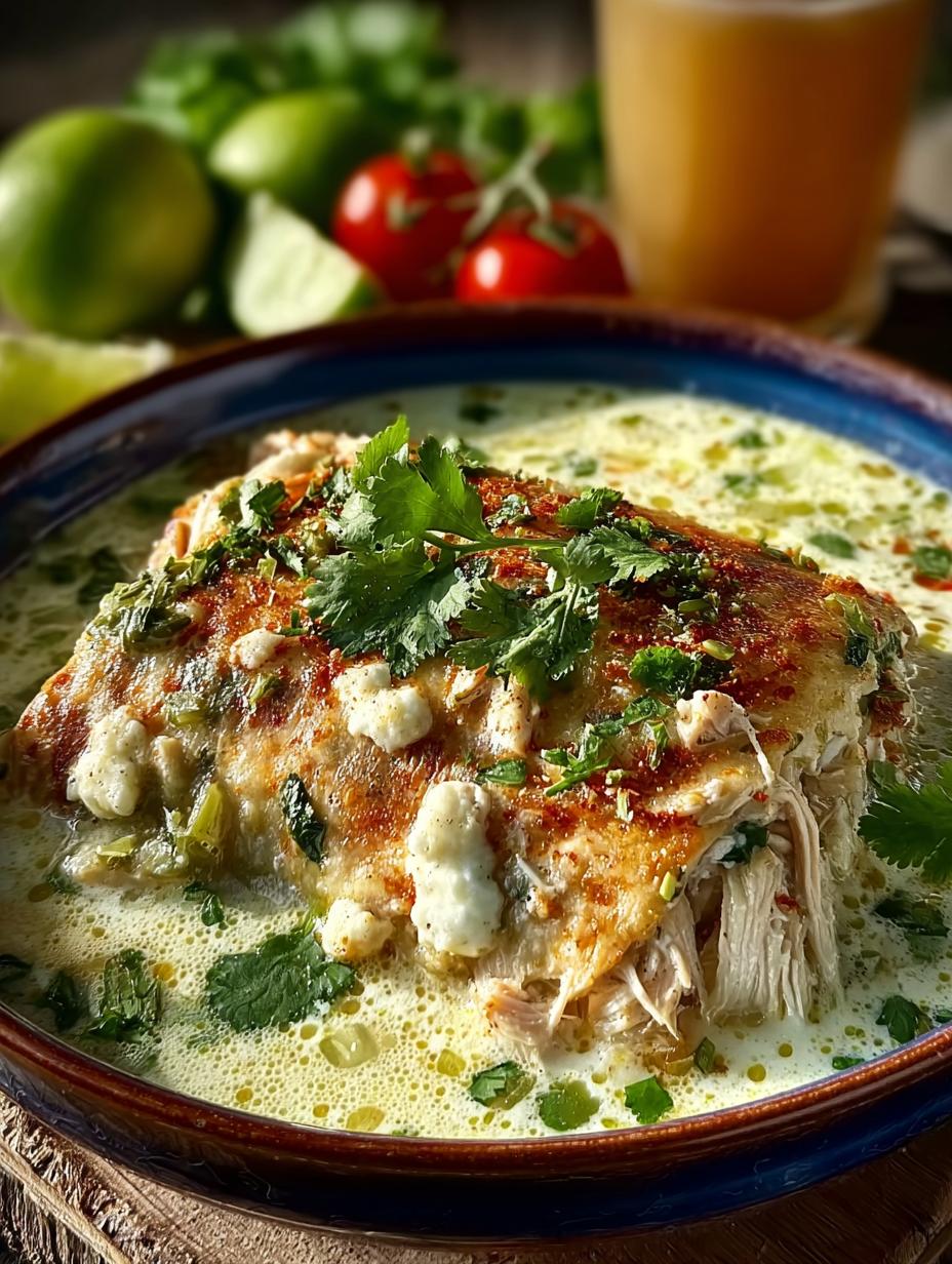 Creamy Green Enchilada Chicken: 6 Easy Steps to Comfort - Creamy Green Enchilada Chicken - additional detail
