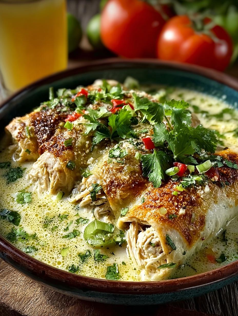 Creamy Green Enchilada Chicken