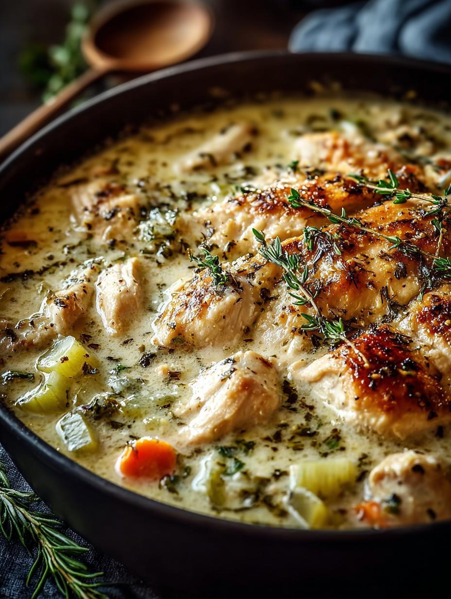 Creamy Keto Chicken Pot That Comforts Your Soul - Creamy Keto Chicken Pot - main visual representation
