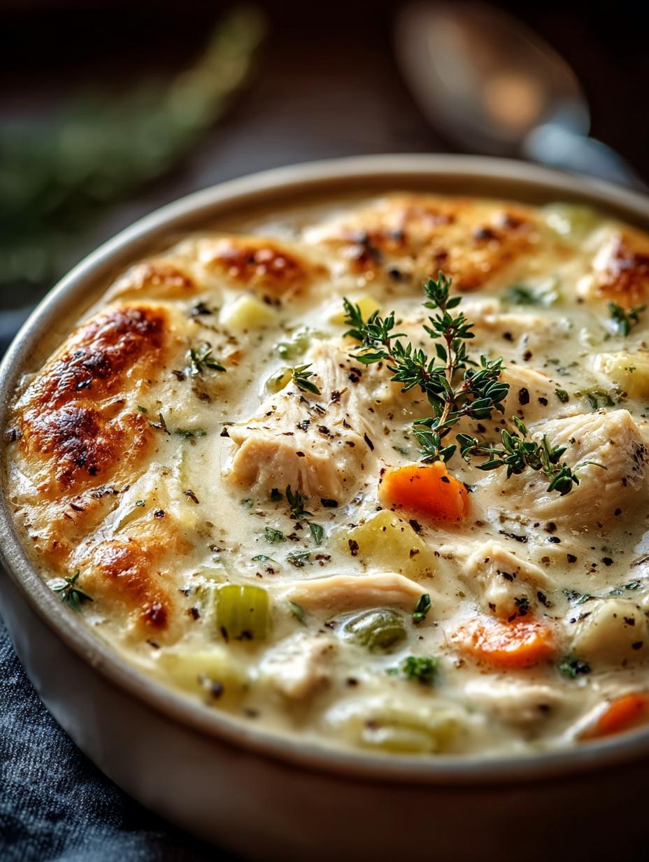 Creamy Keto Chicken Pot That Comforts Your Soul - Creamy Keto Chicken Pot - additional detail
