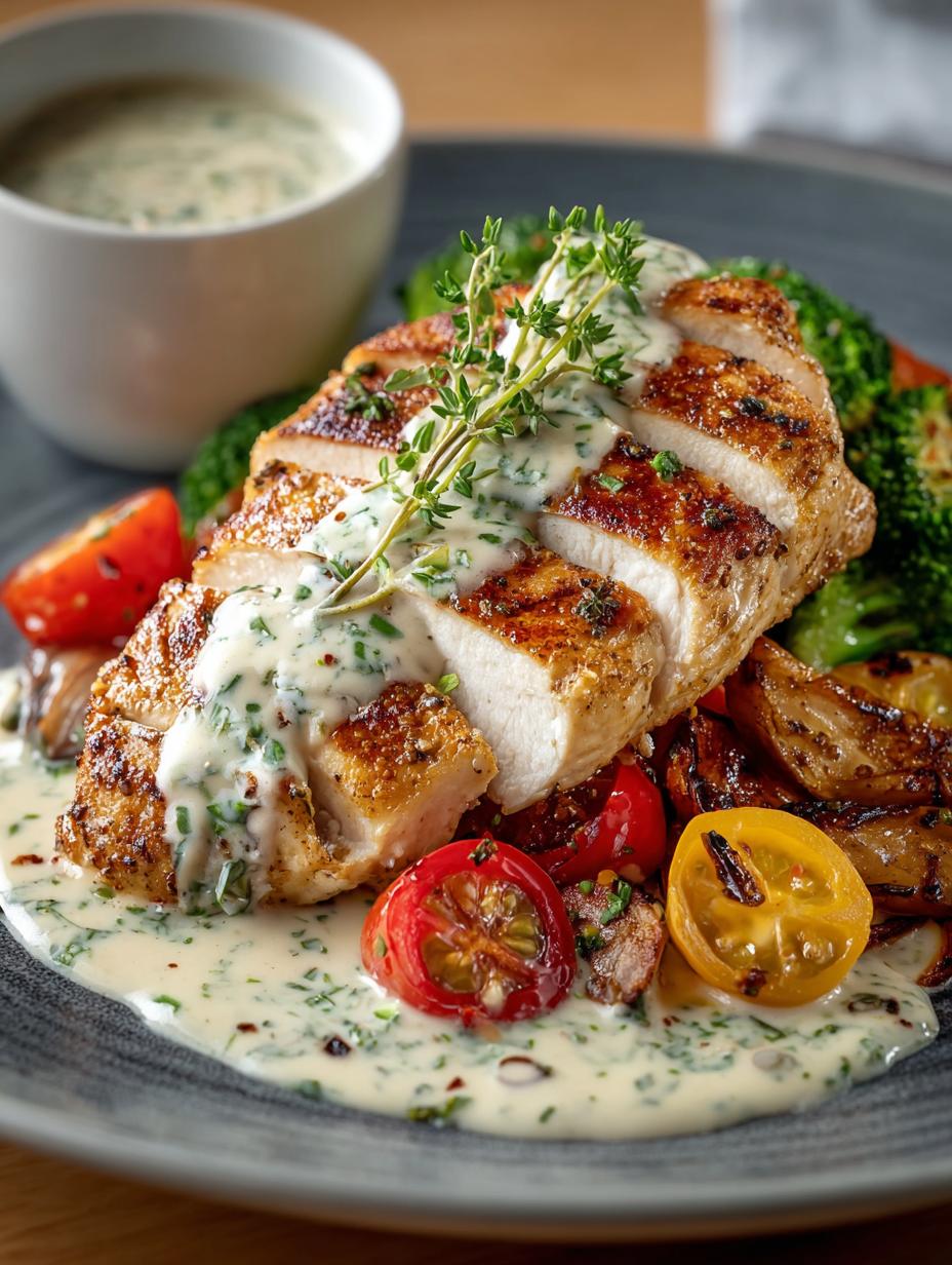 Deliciously Creamy Ranch Chicken Recipe for Family Dinner - Creamy Ranch Chicken - main visual representation