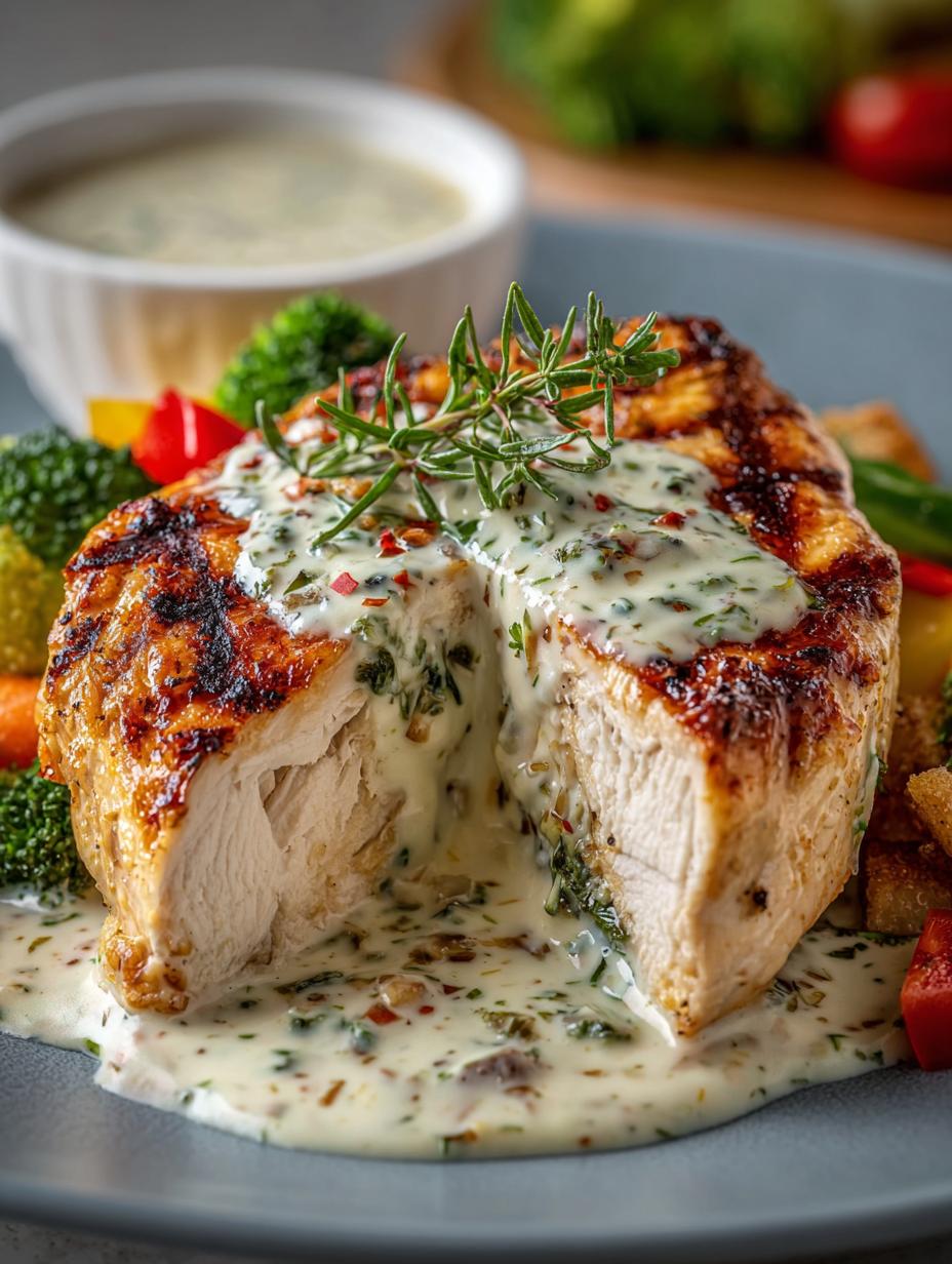 Deliciously Creamy Ranch Chicken Recipe for Family Dinner - Creamy Ranch Chicken - additional detail