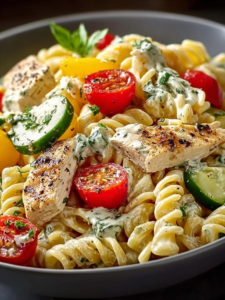 Creamy Ranch Protein Pasta