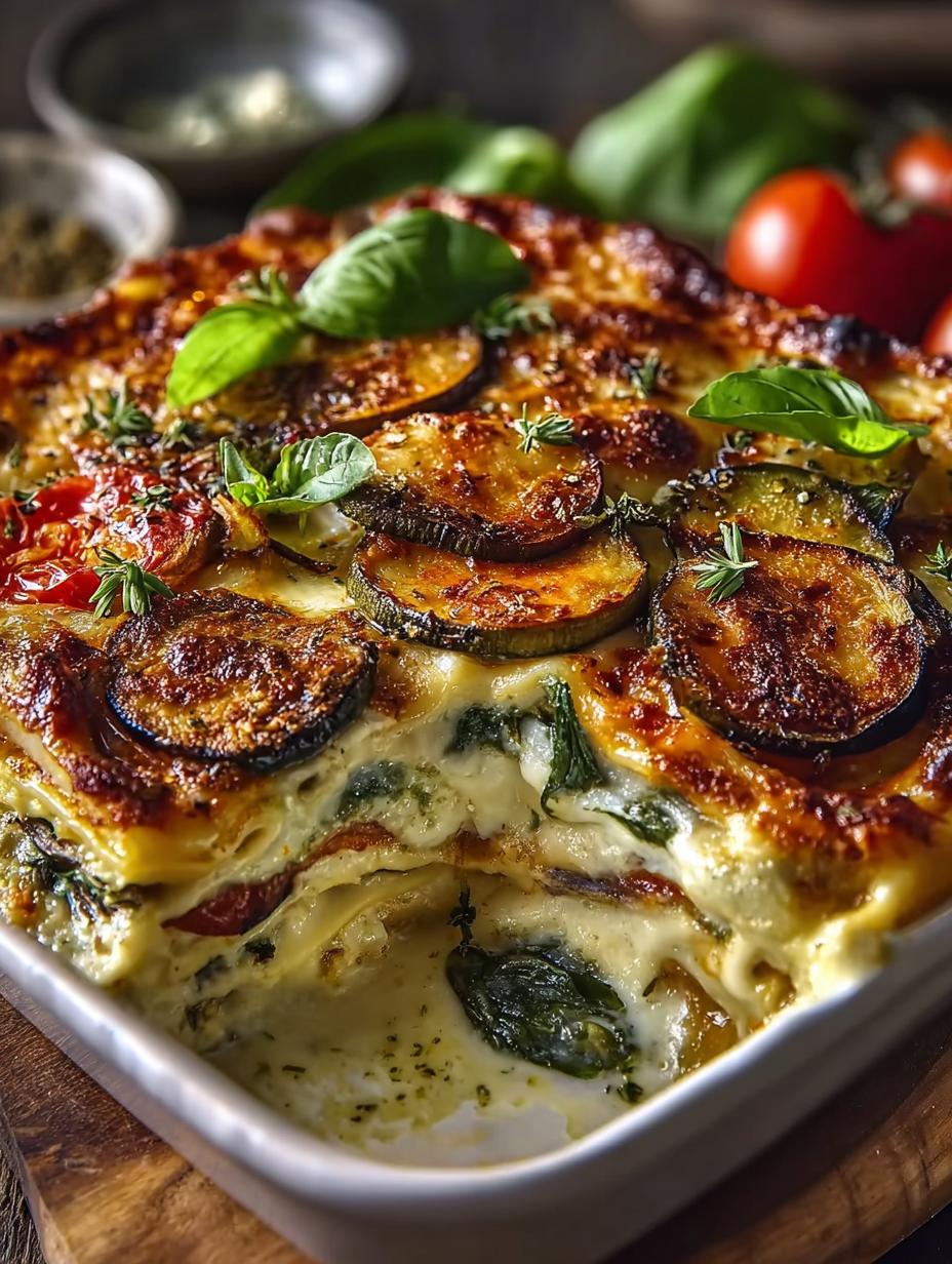 Creamy Roasted Vegetable Lasagna: 6 Reasons to Love It - Creamy Roasted Vegetable Lasagna - additional detail