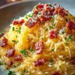 Creamy Spaghetti Squash Carbonara