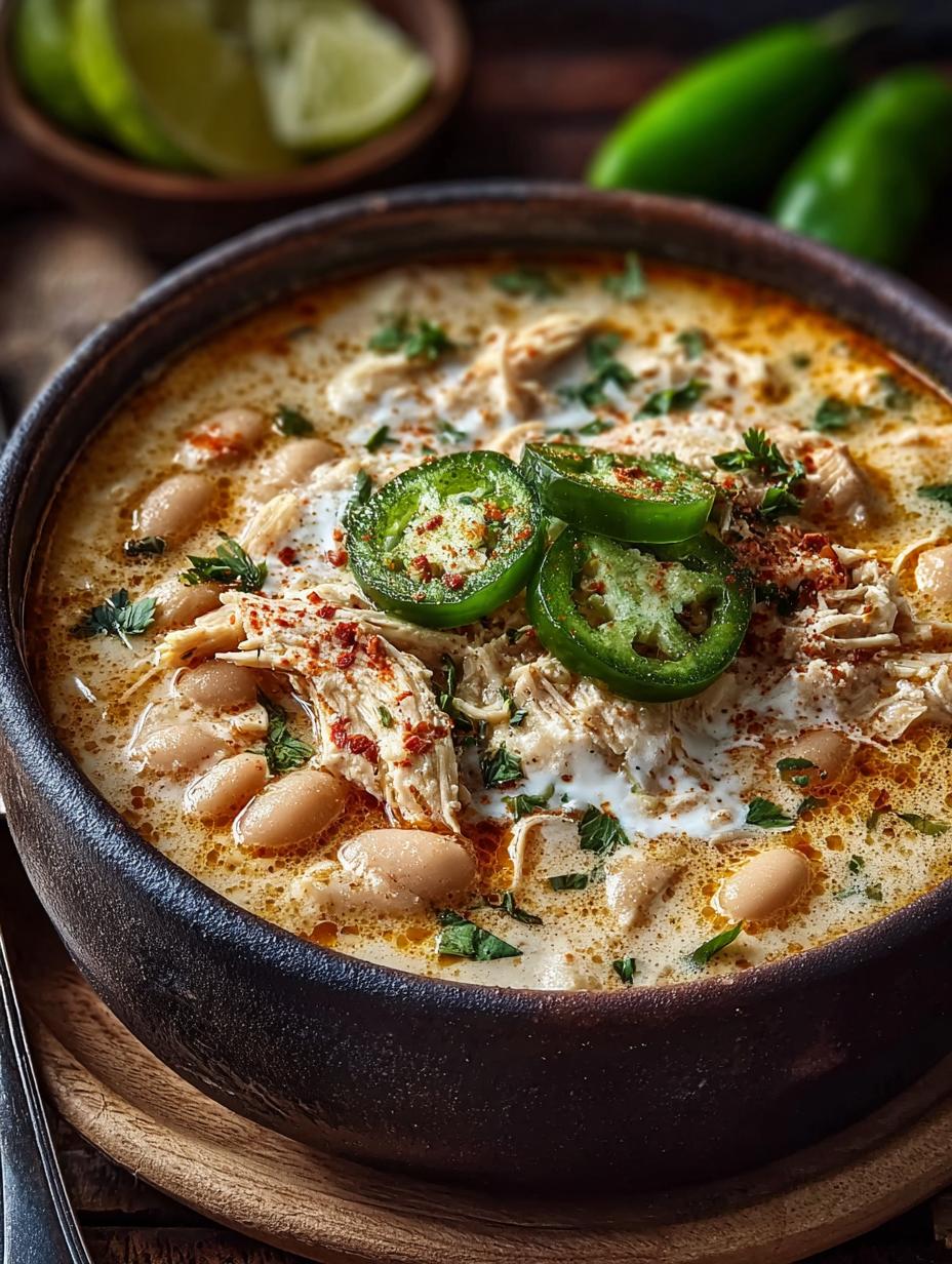 Creamy Spicy Crockpot White Chicken Chili for Cozy Nights - Creamy Spicy Crockpot White - additional detail