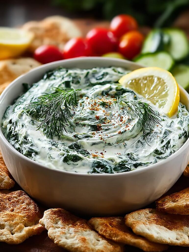 Creamy Spinach Yogurt Dip