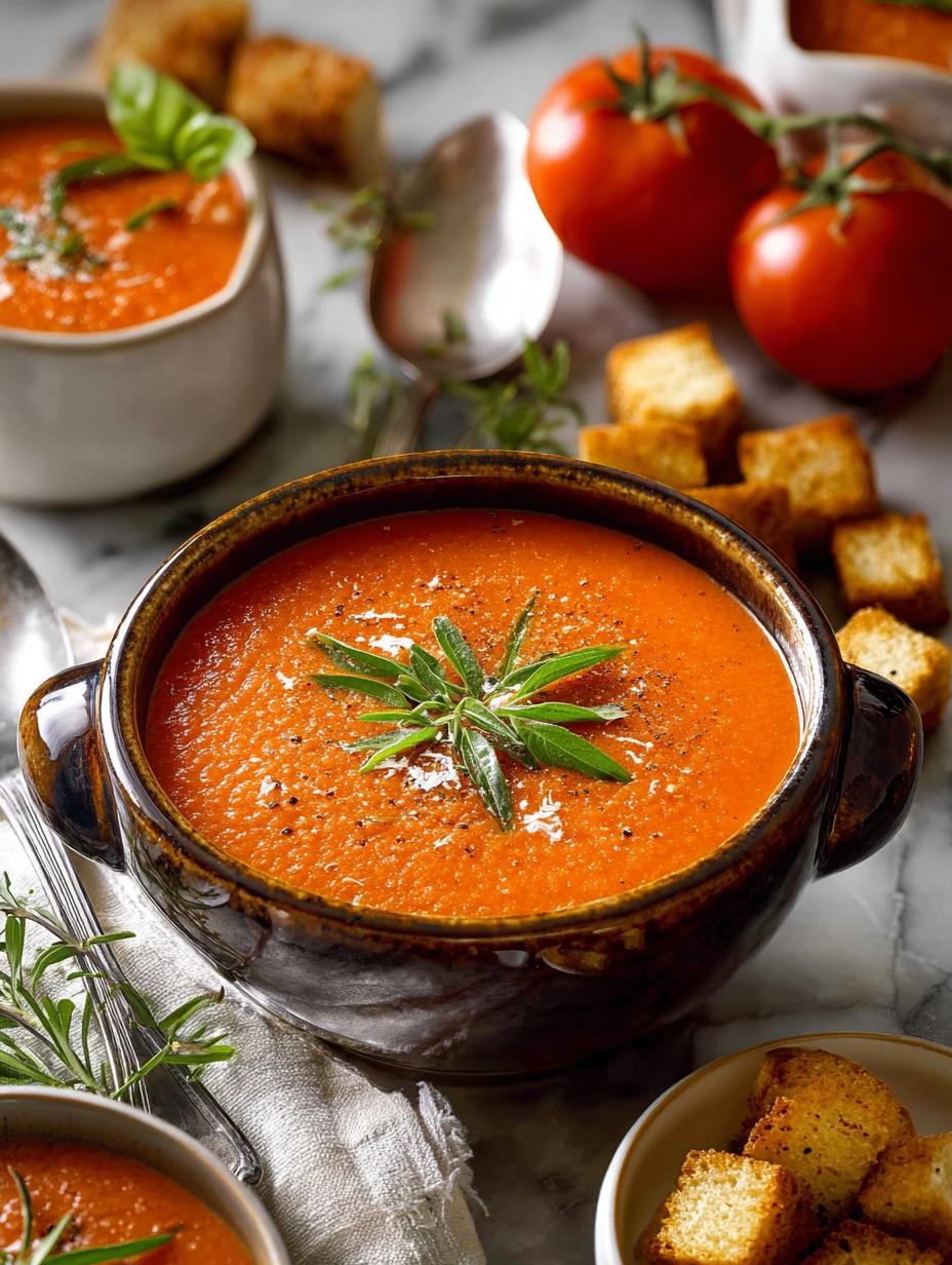Creamy Tomato Bisque Soup: 5 Steps to Comforting Flavor 6 Creamy Tomato Bisque Soup: 5 Steps to Comforting Flavor - Creamy Tomato Bisque Soup - additional detail