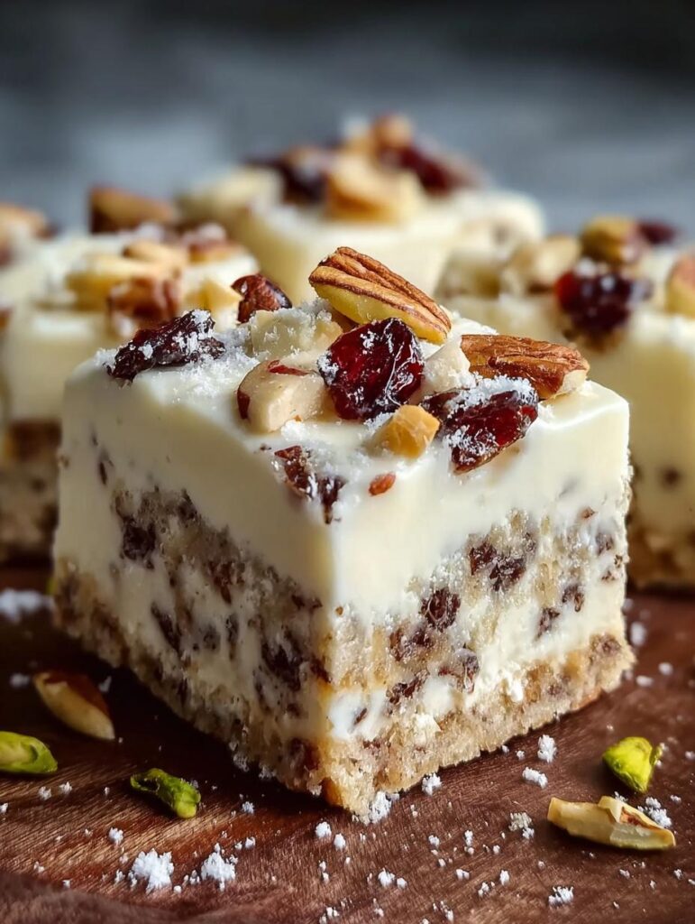 Creamy White Chocolate Bake