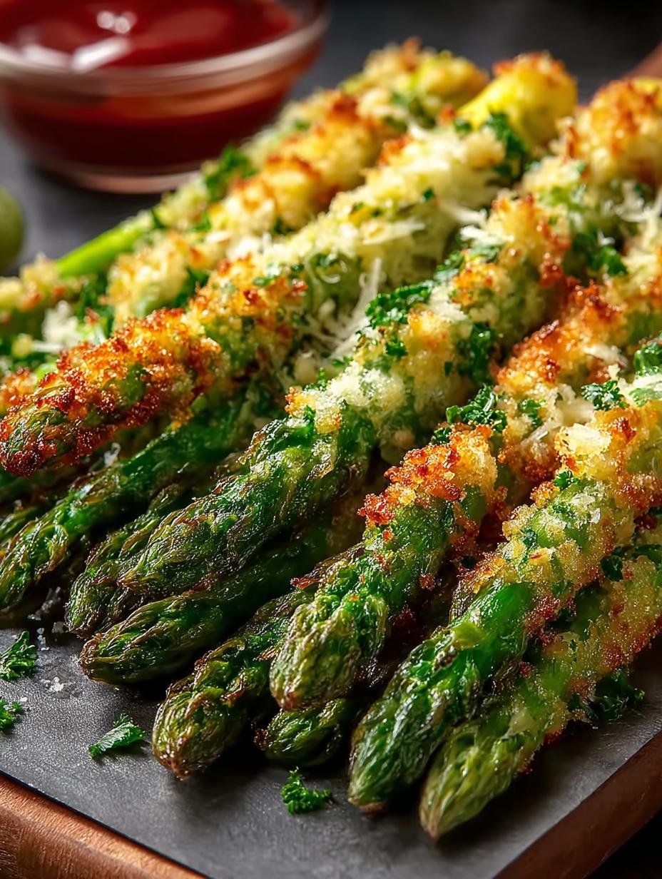 Crispy Baked Parmesan Asparagus