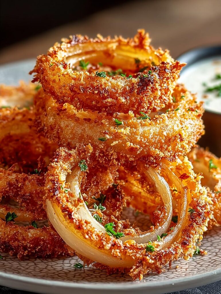 Crispy Parmesan Onion Ring