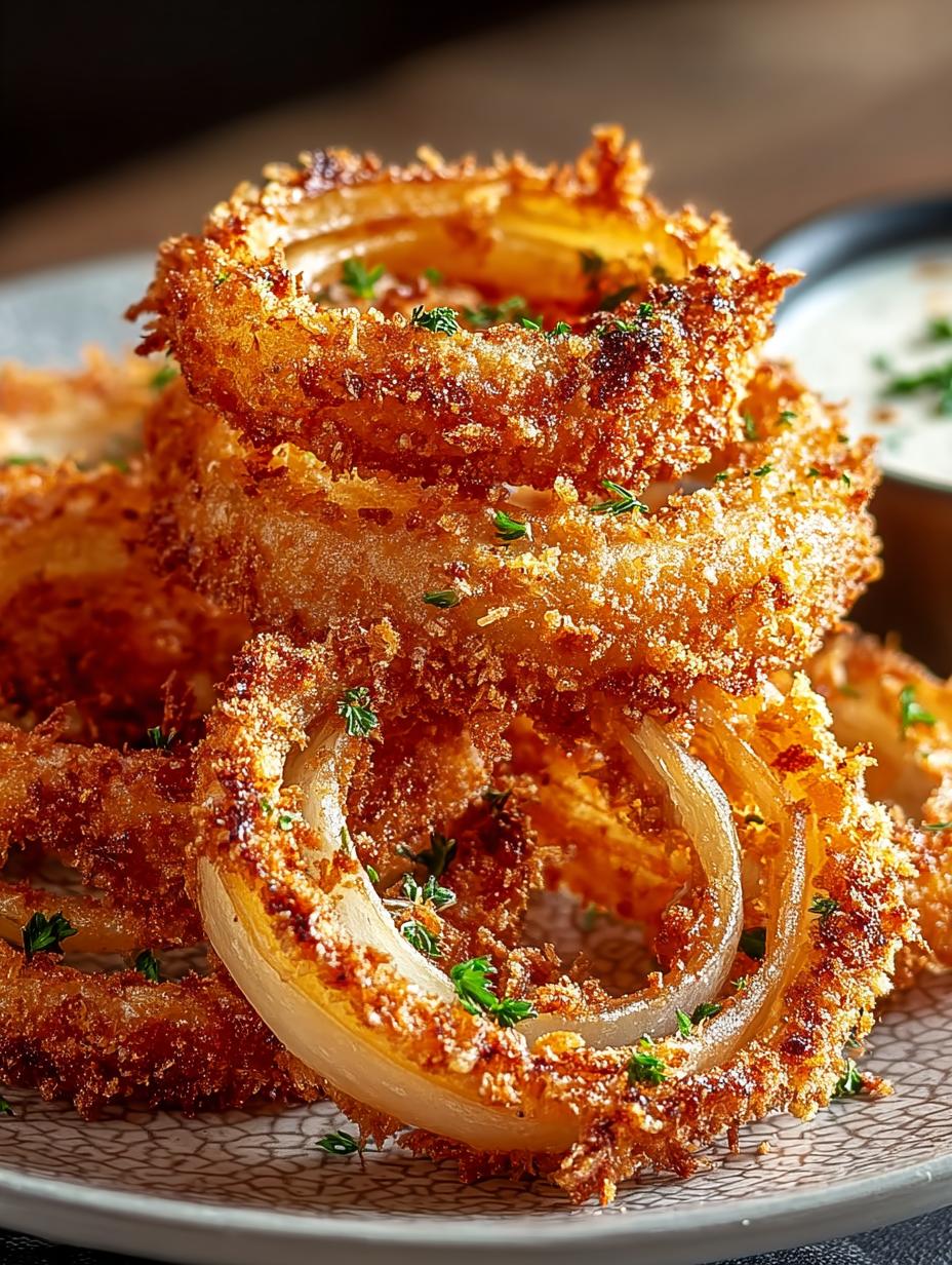 Crispy Parmesan Onion Ring