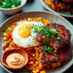Crispy Vegan Kimchi Rice