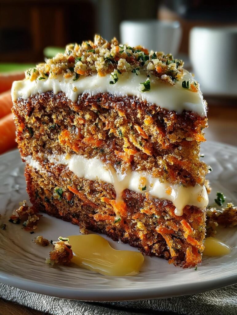 Crockpot Carrot Zucchini Cake