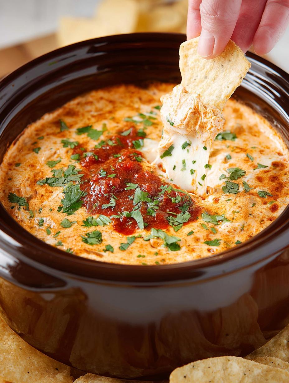 Delicious Crockpot Queso Dip for Game Day Fun 6 Delicious Crockpot Queso Dip for Game Day Fun - Crockpot Queso Dip - additional detail